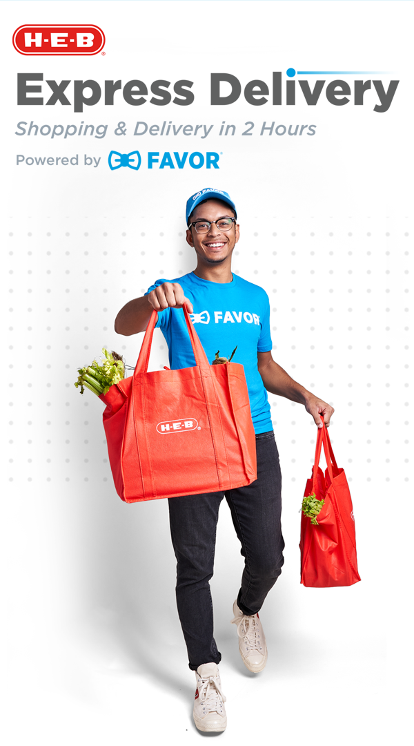 HEB and Favor introduce Express Delivery HEB Newsroom