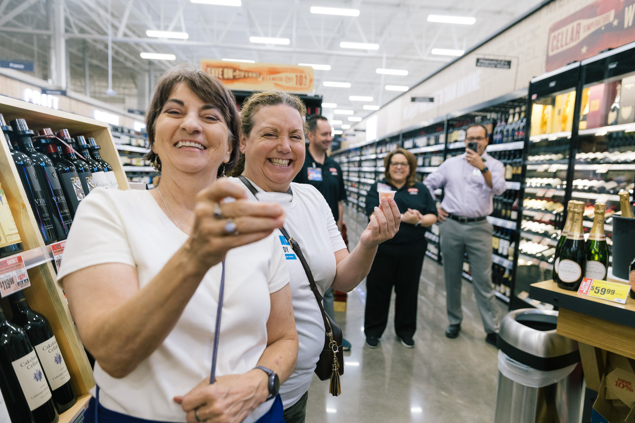 H-E-B shoppers wait in line for Frisco store's opening